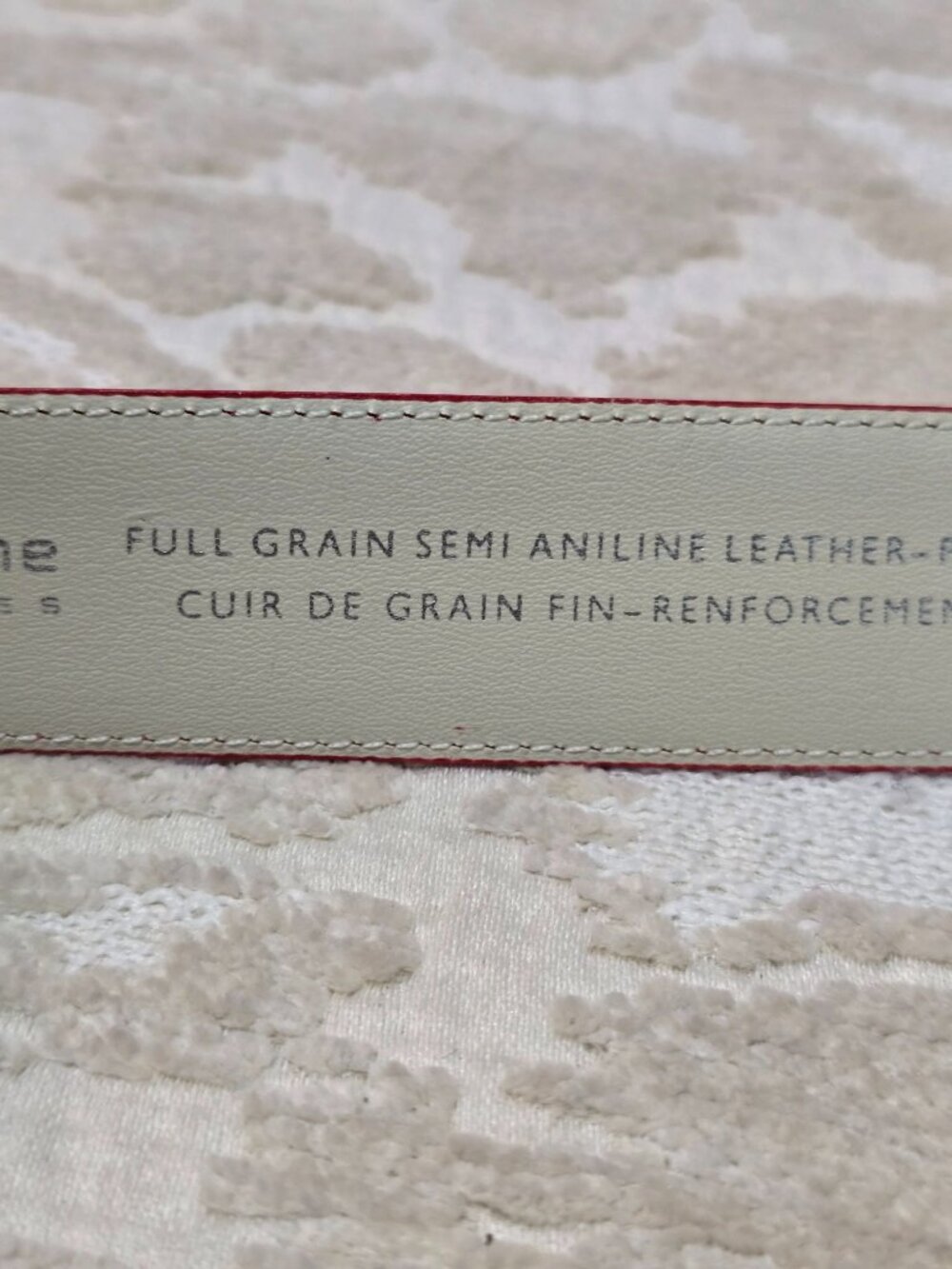 Liz Claiborne Womens L Red Leather Belt Gold and Silver Tone Buckle 1991 - Picture 9 of 11